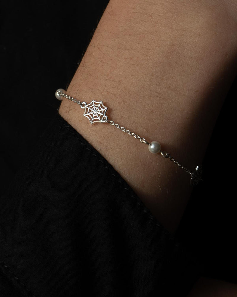 Cobweb Silver Bracelet