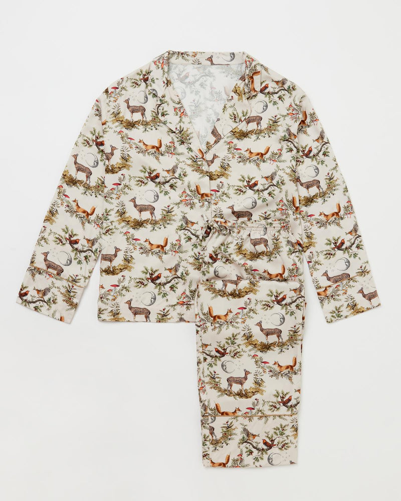 A Night’s Tale Woodland Pyjamas Crystal Grey