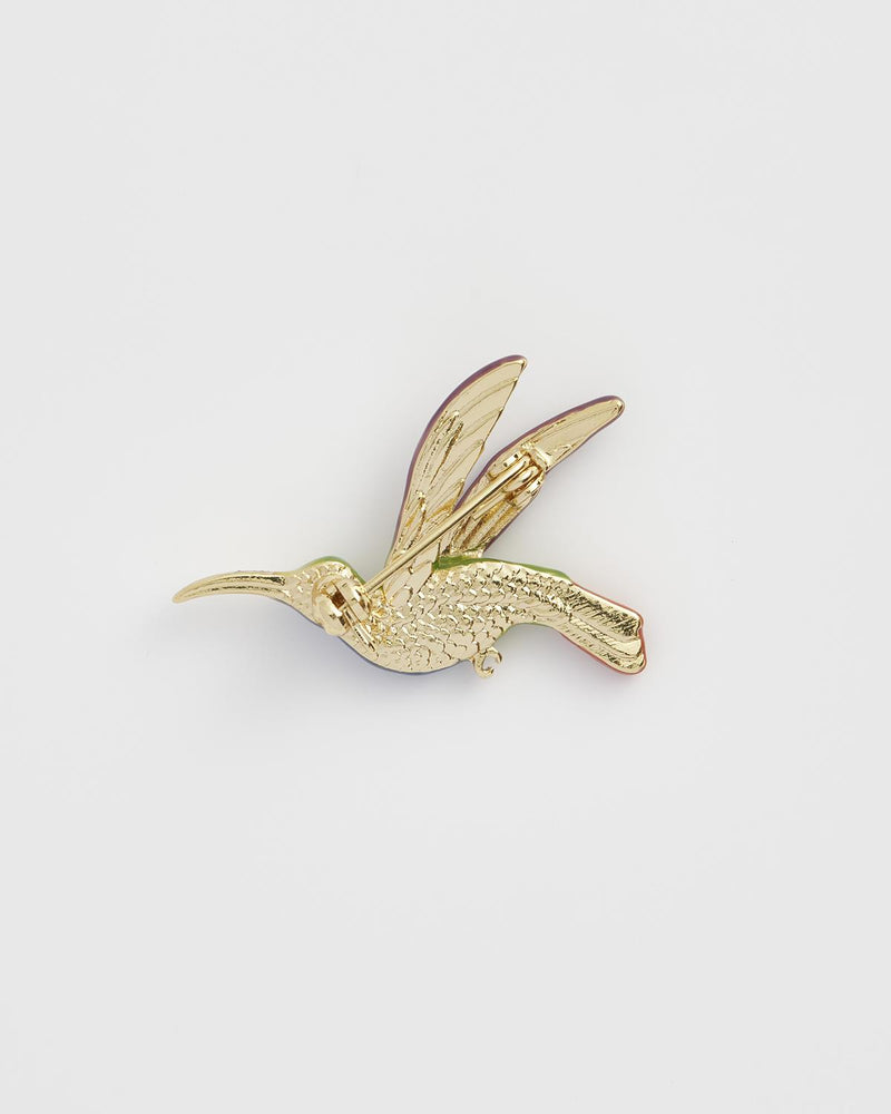 Hummingbird Brooch