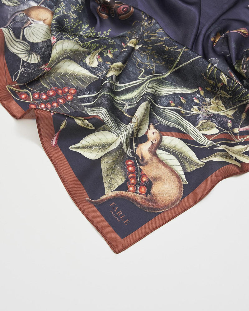 Wolf Garden Narrative Square Scarf