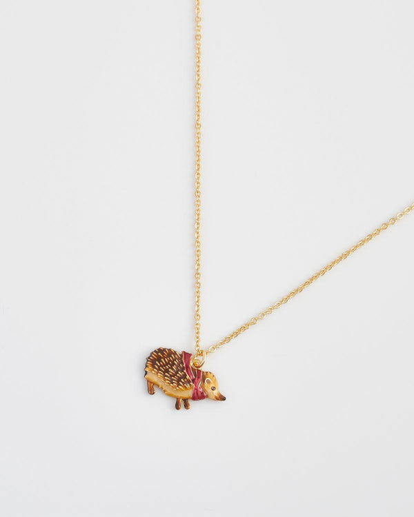 Cosy Hedgehog Charm Necklace