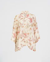 Whispering Sands Lotus Pink Short Kimono