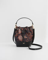 Deco Bloom Black Bucket Bag