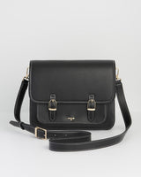 Magical Mushroom Black Satchel