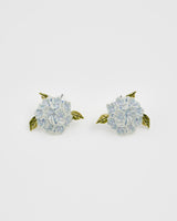 Hydrangea Silver Earrings