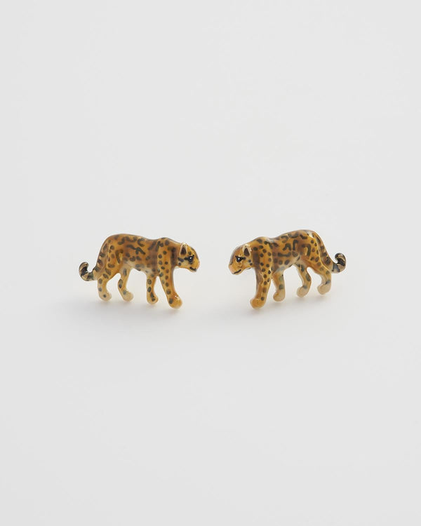 Leopard Stud Earrings