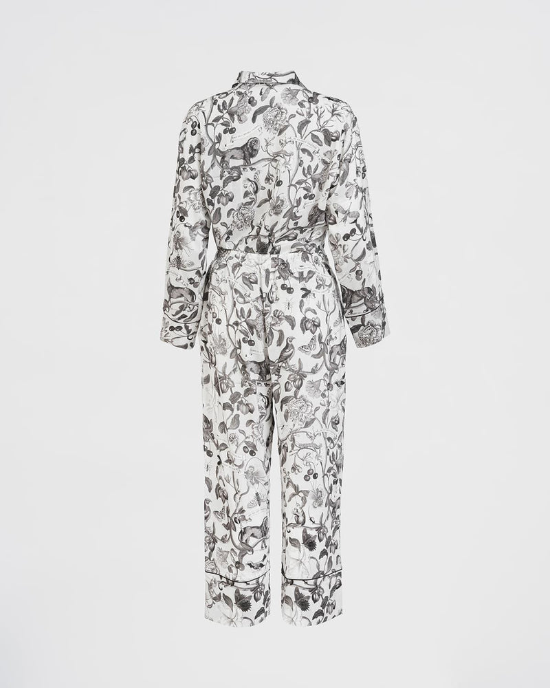 Tree of Life Monochrome Long Pyjamas