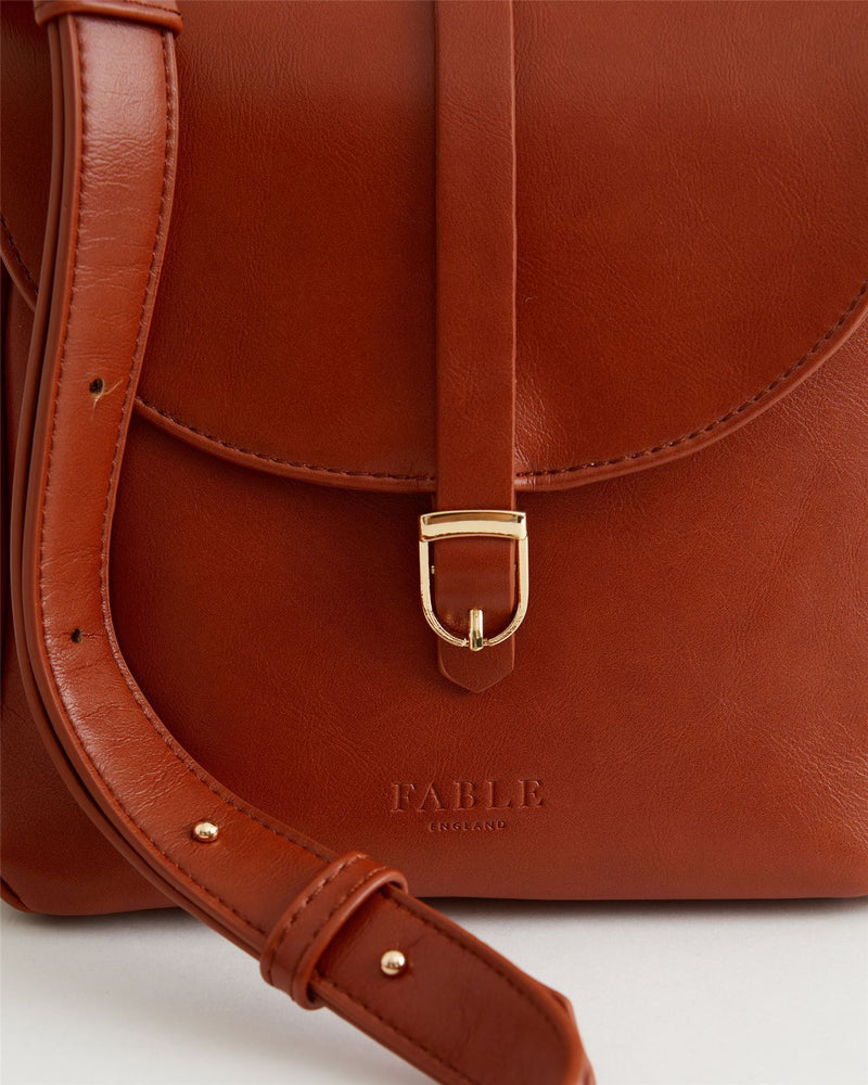 Tan Buckle Bag