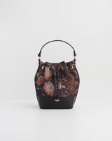 Deco Bloom Black Bucket Bag