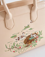 Henrietta Tote Bag Embroidered Cygnet