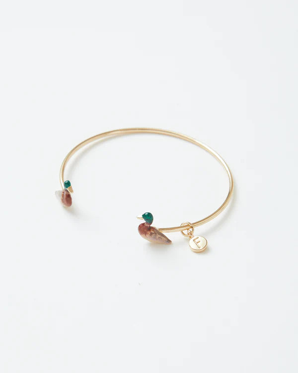 Enamel Mallard Duck Bangle